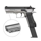 Kofferset Baby Desert Eagle Bicolor - 4,5 mm Stahl BB Co2-Pistole (P18)