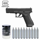 Glock 17 Gen5 T4E Defense Training Marker cal .43 Blowback (P18) + Rubberballs T4E 500 Stück