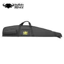 Buffalo River Carrypro Gewehrtasche 122 x 24 cm Schwarz mit Tasche für Schalldämpfer