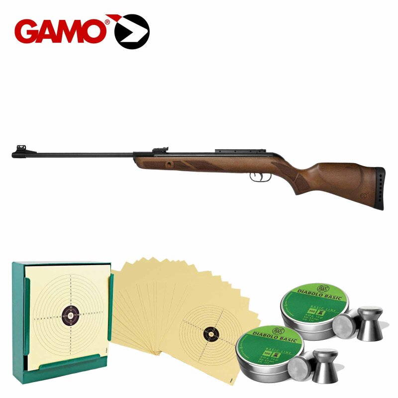 SET Gamo Luftgewehr Hunter 440 - Kaliber 4,5 mm Diabolo (P18)