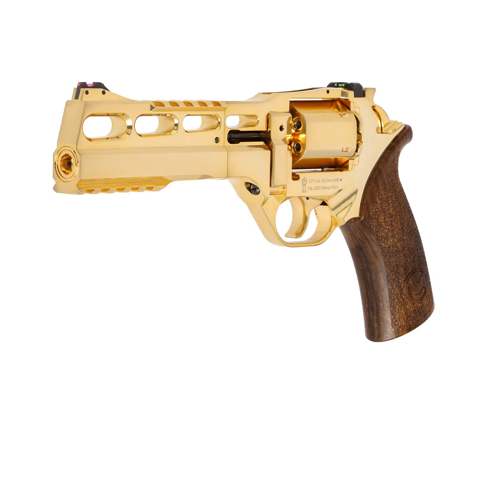 SET Chiappa Rhino 60DS Co2-Revolver Gold Lauflänge 6\