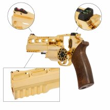 SET Chiappa Rhino 60DS Co2-Revolver Gold Lauflänge 6" - 4,5 mm Stahl BB (P18)