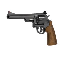 SET Smith & Wesson M29 6,5 Zoll Hochglanzbrüniert Co2-Revolver Kaliber 4,5 mm Diabolo (P18)