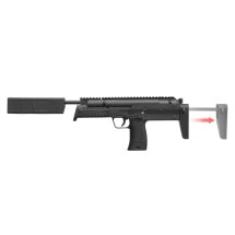 Heckler & Koch MP7 SD Federdruck-Gewehr Kaliber 4,5 mm Diabolo (P18)