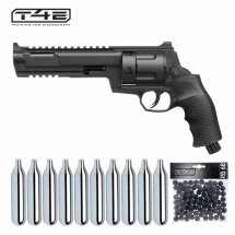 SET T4E Defense Training Marker HDR 68 Revolver Co2 cal .68 - 7,5 Joule (P18) + 100 Rubberballs