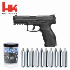 SET Heckler & Koch Defense Training Marker SFP9 T4E cal .43 Schwarz (P18) + Chalk Balls 2x250 Stück