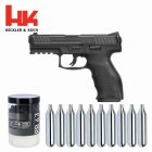 Heckler & Koch Defense Training Marker SFP9 T4E cal .43 Schwarz (P18) + Rubberballs T4E 500 Stück