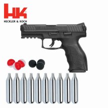 SET Heckler & Koch Defense Training Marker SFP9 T4E cal .43 Schwarz (P18) + Rubberballs + Pepperballs