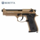Beretta Mod. 92 Desert Tan Softair-Pistole Kaliber 6 mm BB Gas Blowback (P18)