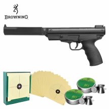 SET Luftpistole Browning Buck Mark Magnum - 4,5 mm Diabolo (P18)