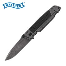 Walther Q5 Steel Frame Folder Blackwash Plain -...