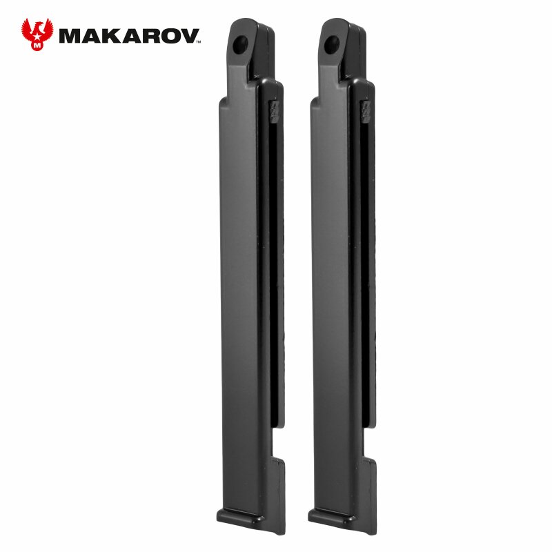 2 x Ersatzmagazin Umarex Makarov Co2 Pistole - 4,5 mm Stahl BB 20 Schuss Kapazität