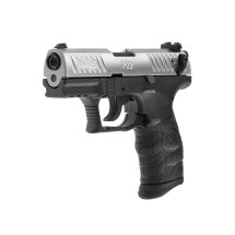 SET Walther P22Q Schreckschuss Pistole Nickel-Finish 9 mm P.A.K. (P18)