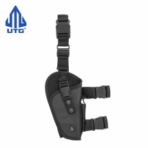 UTG Elite Tactical Thigh Holster - Universal Oberschenkelholster für Pistole - Schwarz - für Rechtshänder
