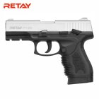 Retay PT-23 Schreckschuss Pistole Nickel-Finish 9 mm P.A.K. (P18)