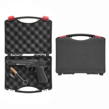 SET Retay Big Fifty XL Black Schreckschuss Pistole 9 mm P.A.K. (P18) + 50 Platzpatronen 9 mm P.A.K.