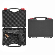 SET Retay Big Fifty XL Black Schreckschuss Pistole 9 mm P.A.K. (P18) + 50 Platzpatronen 9 mm P.A.K.