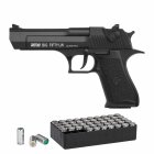 SET Retay Big Fifty LW Black Schreckschuss Pistole 9 mm P.A.K. (P18) + 50 Platzpatronen 9 mm P.A.K.