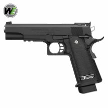 WE Hi-Capa 5.1 R Vollmetall Softair-Co2-Pistole Schwarz Kaliber 6 mm BB Blowback (P18)