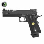 WE Hi-Capa 5.1 Dragon Vollmetall Softair-Co2-Pistole Schwarz Kaliber 6 mm BB Blowback (P18)