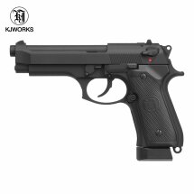 KJ Works M1911 Vollmetall Softair-Co2-Pistole Schwarz...