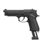 KJ Works M1911 Vollmetall Softair-Co2-Pistole Schwarz Kaliber 6 mm BB Blowback (P18)