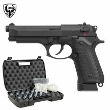 Komplettset KJ Works M1911 Vollmetall Softair-Co2-Pistole...