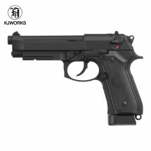 KJ Works M9 A1 Vollmetall Softair-Co2-Pistole Schwarz...