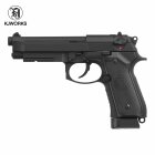 KJ Works M9 A1 Vollmetall Softair-Co2-Pistole Schwarz Kaliber 6 mm BB Blowback (P18)