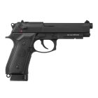 KJ Works M9 A1 Vollmetall Softair-Co2-Pistole Schwarz Kaliber 6 mm BB Blowback (P18)