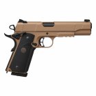 Komplettset KJ Works KP-07 M1911 MEU Vollmetall Softair-Co2-Pistole Desert Kaliber 6 mm BB Blowback (P18)