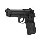 WE M9 A1 Vollmetall Softair-Co2-Pistole Schwarz Kaliber 6 mm BB Blowback (P18)