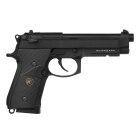 Komplettset WE M9 A1 Vollmetall Softair-Co2-Pistole Schwarz Kaliber 6 mm BB Blowback (P18)