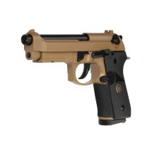 WE M9 A1 Vollmetall Softair-Co2-Pistole Desert Kaliber 6...