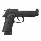 KJ Works M9IA Vollmetall Softair-Co2-Pistole Schwarz Kaliber 6 mm BB Blowback (P18)