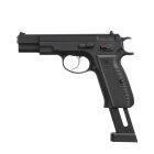 KJ Works KP-09 Vollmetall Softair-Co2-Pistole Schwarz Kaliber 6 mm BB Blowback (P18)