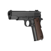 KWC M1911 Vollmetall Softair-Co2-Pistole Schwarz Kaliber...