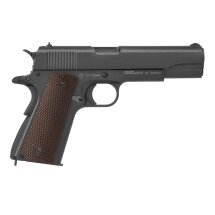 KWC M1911 Vollmetall Softair-Co2-Pistole Schwarz Kaliber 6 mm BB Blowback (P18)
