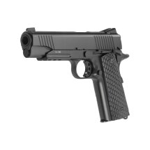 KWC M1911 Tactical Vollmetall Softair-Co2-Pistole Schwarz...