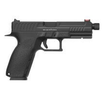 Komplettset KJ Works KP-13 TBC Softair-Co2-Pistole Kaliber 6 mm BB Blowback (P18)