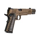 KJ Works KP-16 Softair-Co2-Pistole Tan Kaliber 6 mm BB Blowback (P18)