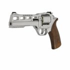 Chiappa Rhino 60DS Co2-Revolver Nickel Lauflänge 6" - 4,5 mm Stahl BB (P18)