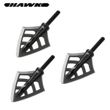 3 Jagdspitzen Hawk® Dirtnap Schwarz mit 4 Klingen...