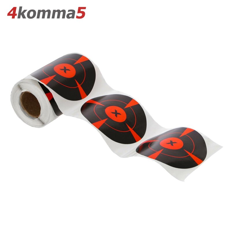 4komma5 selbstklebende Zielscheiben - Practice Paper 100er Pack