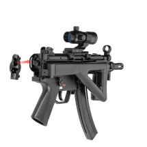 SET Heckler & Koch MP5 K-PDW cal. 4,5 mm Stahl BB Co2 Blowback mit RD22 (P18)