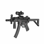 SET Heckler & Koch MP5 K-PDW cal. 4,5 mm Stahl BB Co2 Blowback mit RD22 (P18)