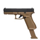 SET Glock 17 Gen5 Schreckschuss Pistole Coyote 9 mm P.A.K. (P18) + 50 Platzpatronen 9 mm P.A.K.