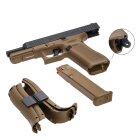 SET Glock 17 Gen5 Schreckschuss Pistole French Army 9 mm P.A.K. (P18) + 50 Platzpatronen 9 mm P.A.K.