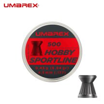 Umarex Hobby Sportline - Flachkopfdiabolos 4,5 mm 500er Dose