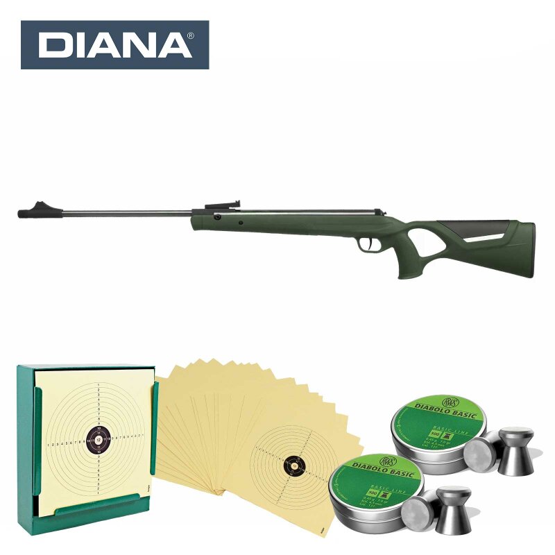 SET Diana 34 EMS OD Green- Knicklauf Luftgewehr Kaliber 4,5 mm Diabolo (P18)